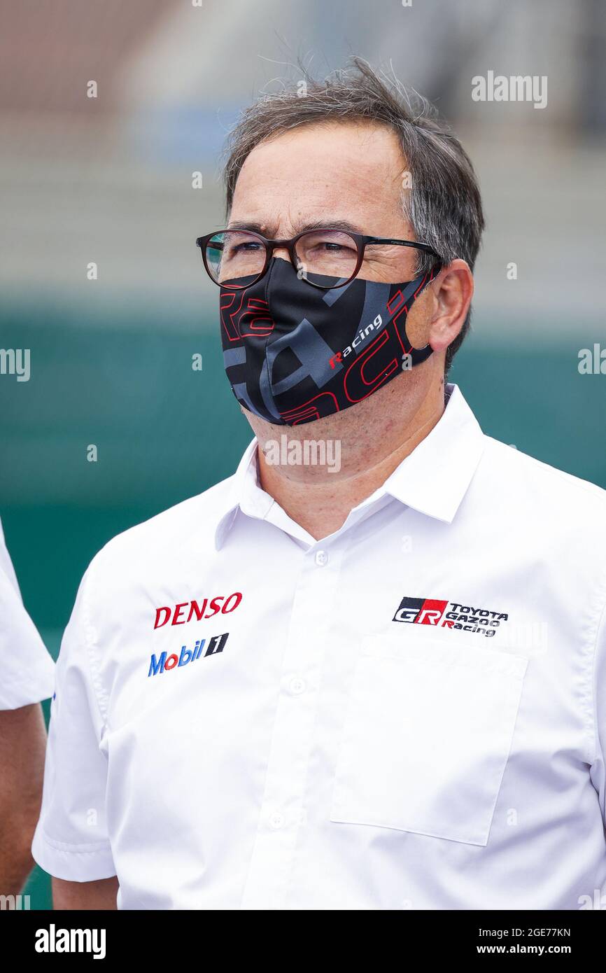 LEUPEN Rob (ndl), Teamdirektor Toyota Racing, TMG Vice President, Portait beim freien Training und Qualifying der 24 Stunden von Le Mans 2021, dem 4. Lauf der FIA-Langstrecken-Weltmeisterschaft 2021, FIA WEC, auf dem Circuit de la Sarthe, vom 18. Bis 22. August, 2021 in Le Mans, Frankreich - Foto Francois Flamand / DPPI Stockfoto