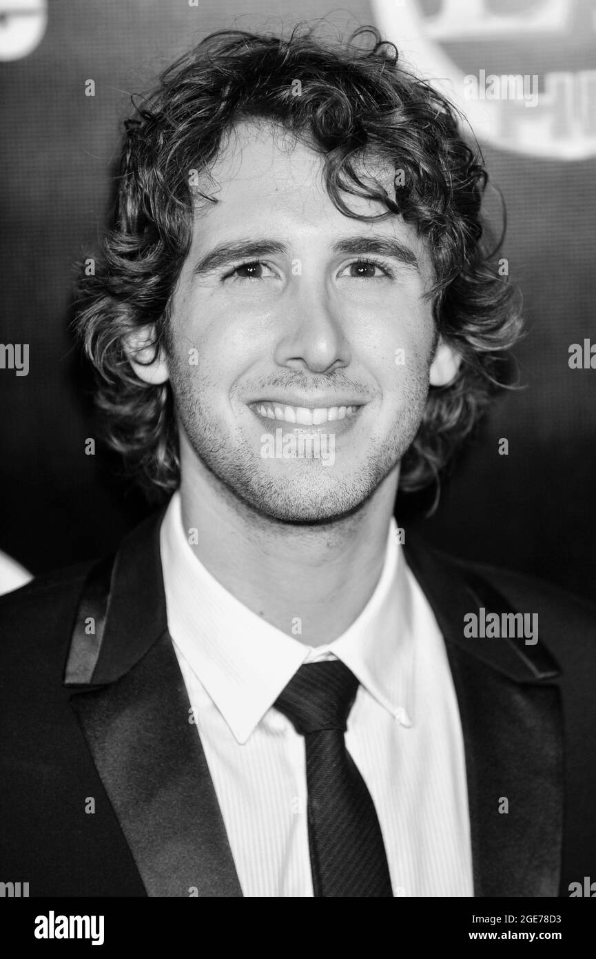 Sänger Josh Groban besucht die Ankünfte von Entertainment Tonight und PEOPLE Emmy After Party in der Walt Disney Concert Hall am 21. September 2008 in Los Angeles, Kalifornien. Stockfoto