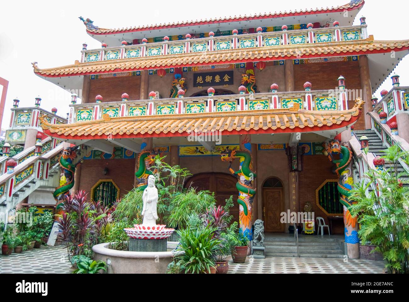 Dekoriert, Chinesisches Haus, Ermita, Manila, Philippinen Stockfoto