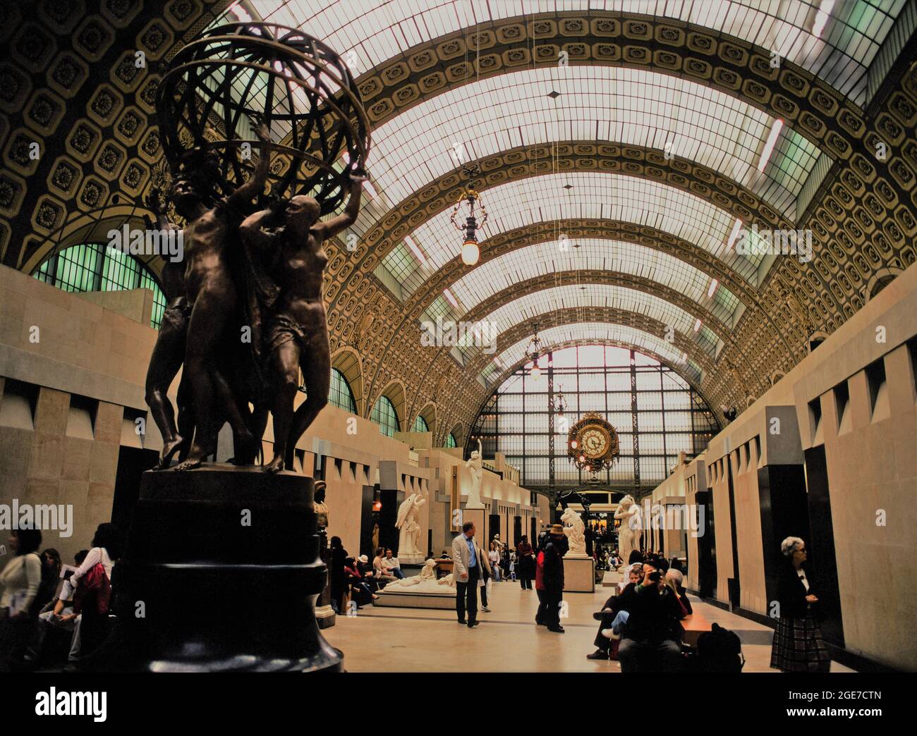 Eingang zum Musée d'Orsay in Paris, Frankreich Stockfoto