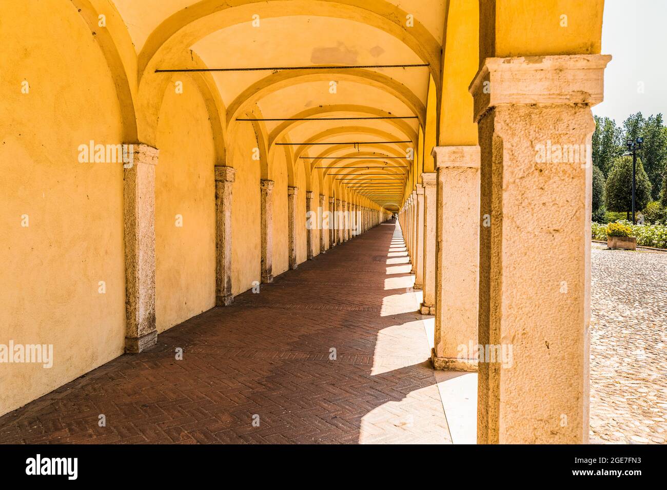 Italien Emilia Romagna - Comacchio - Loggiato dei Cappuccini Stockfoto