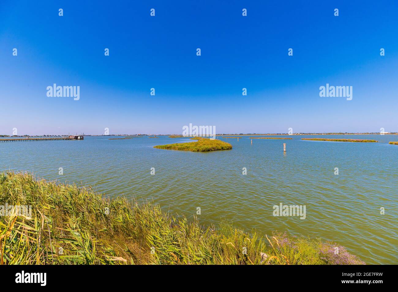 Italien Emilia Romagna - Valli di Comacchio - Dintorni di Foce Stockfoto