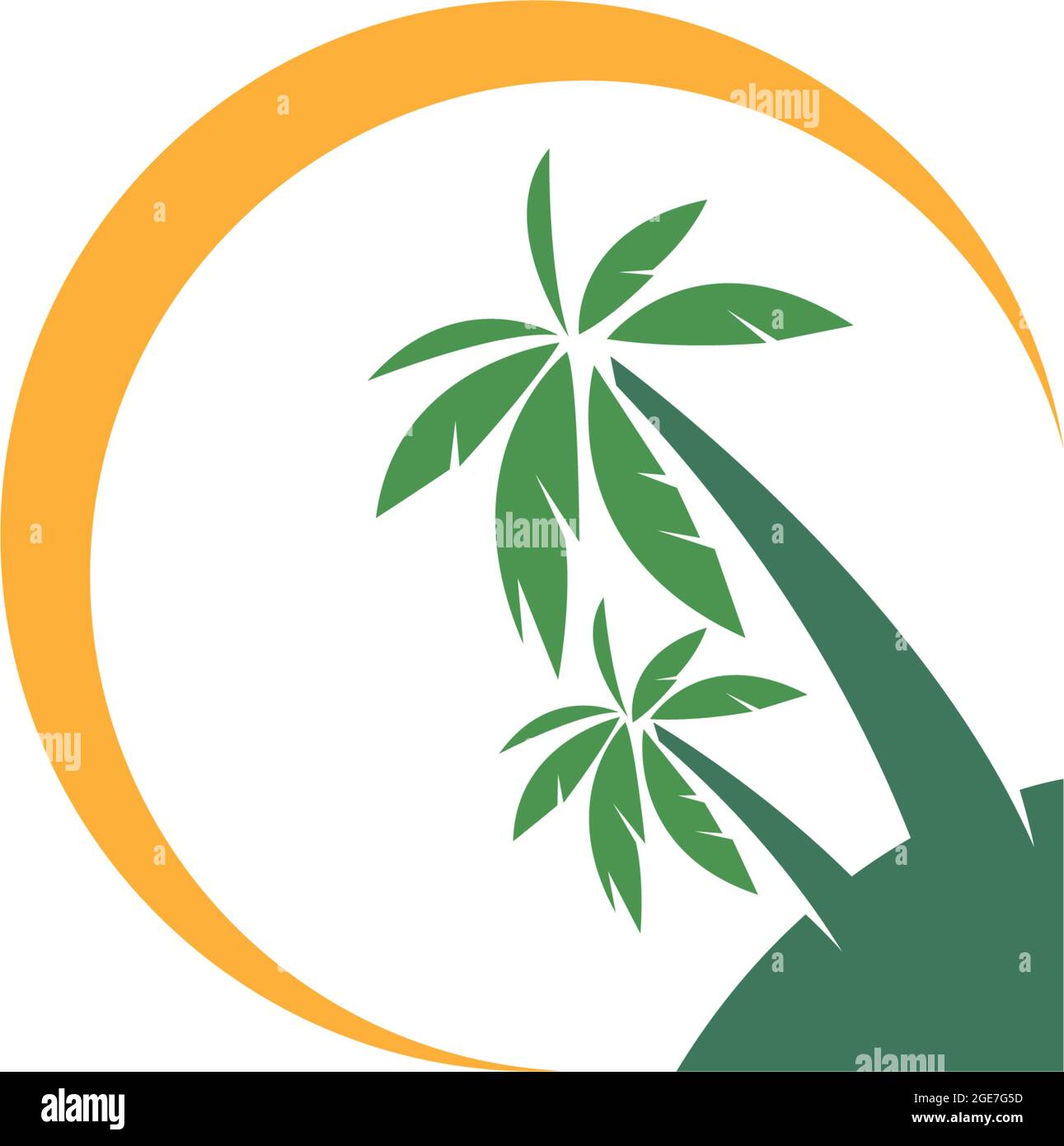 Sunset Icon Logo Vektor Design Vorlage Illustrator Stock Vektor