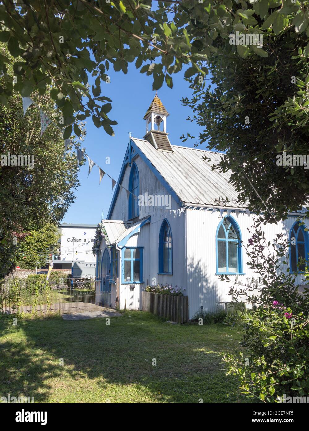 Die Tin Tabernacle Church die Hythe East Sussex UK Stockfoto