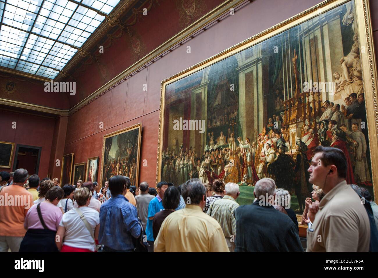 Im Louvre Museum in Paris, Frankreich Stockfoto