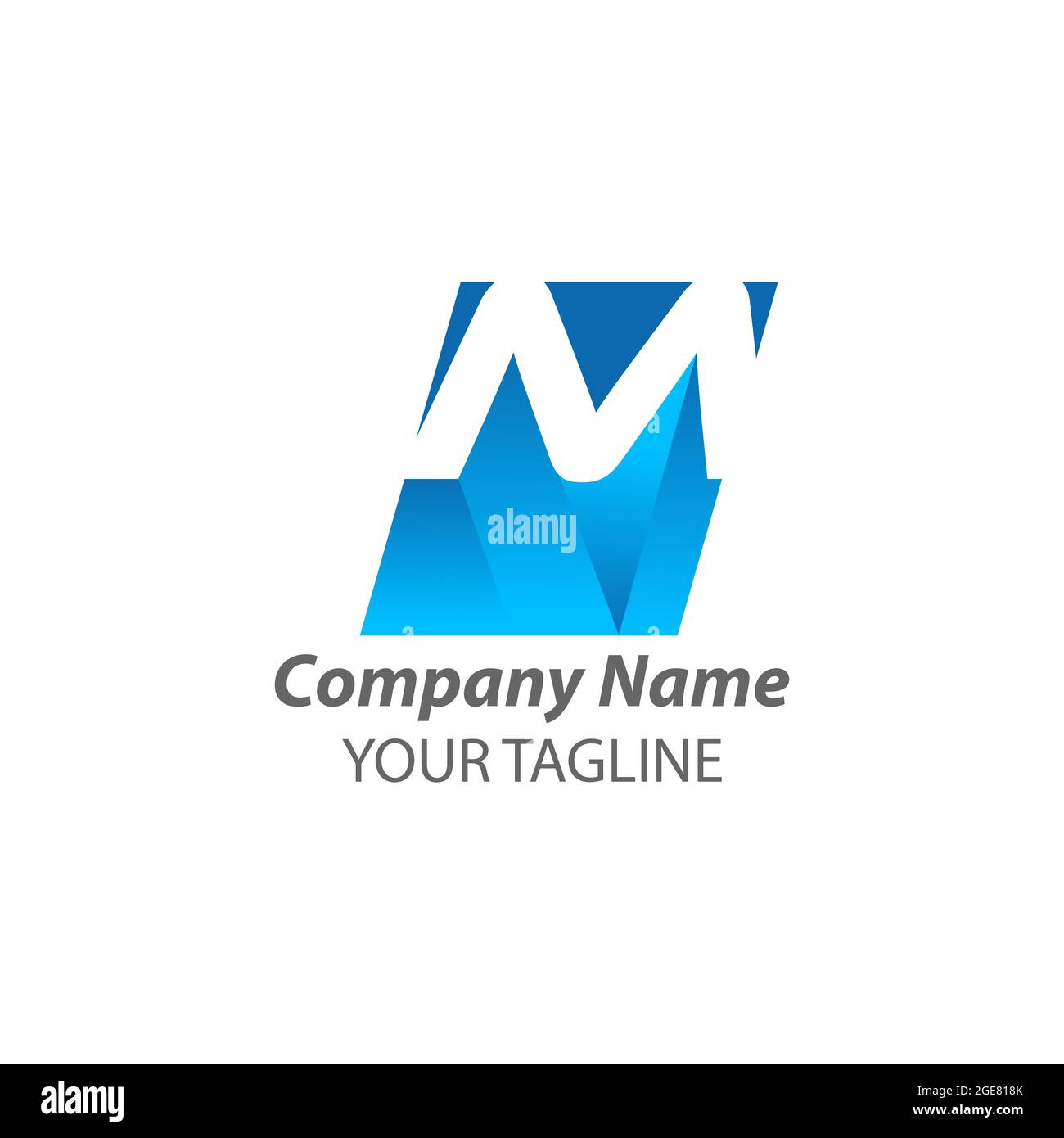 M Brief Idee Vektor-Logo und Anwendung Symbol template.EPS 10 Stock Vektor