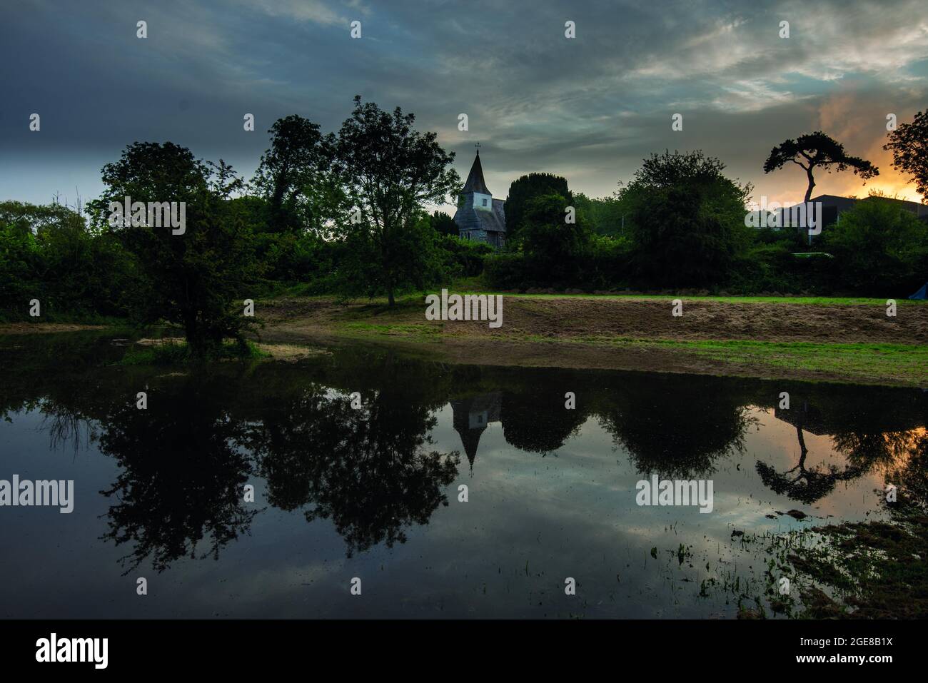 St. Michael der Erzengel, Litlington, East Sussex, England, Großbritannien Stockfoto