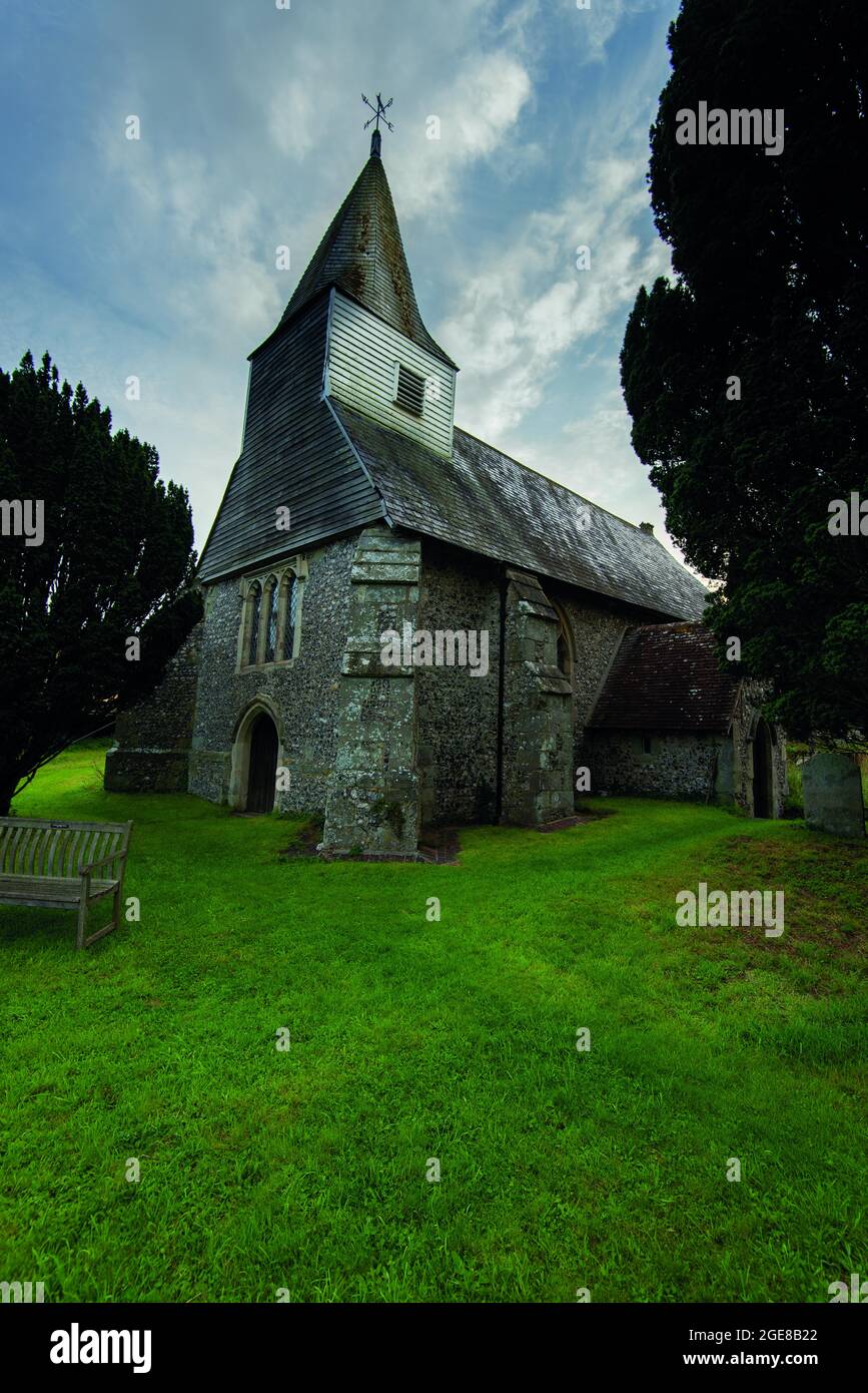 St. Michael der Erzengel, Litlington, East Sussex, England, Großbritannien Stockfoto