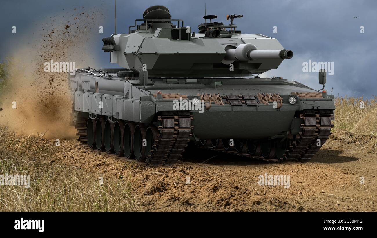 Deutscher Panzer Leopard 2 A4 Stockfoto