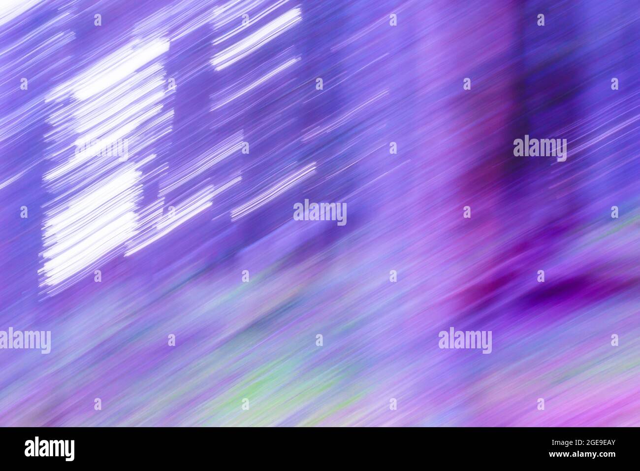 Schneller Vorlauf.Bunte, helle und lebendige Natur abstraktes Foto mit ICM Bildtechnik erstellt.Ideal für Wandkunst drucken, Hintergrund oder Tapete. Stockfoto