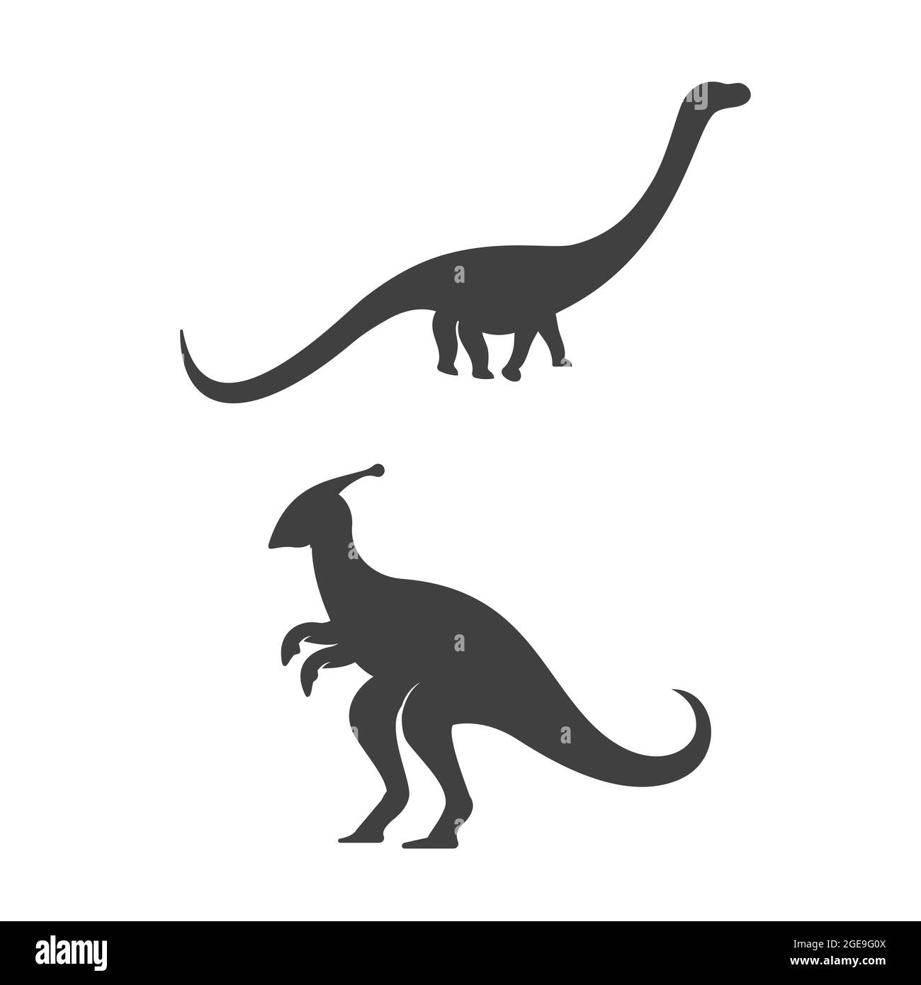 Dinosaurus Symbol Vorlage Vektor Illustration Design Stock Vektor