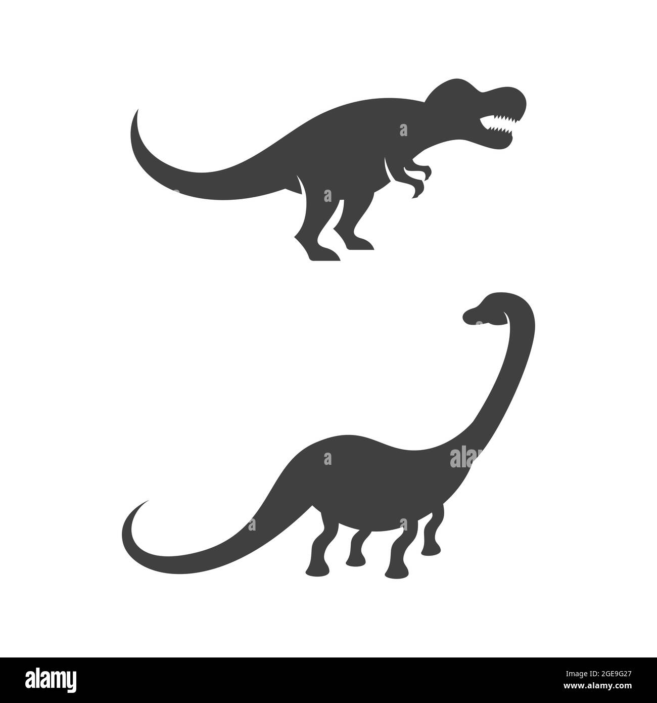 Dinosaurus Symbol Vorlage Vektor Illustration Design Stock Vektor