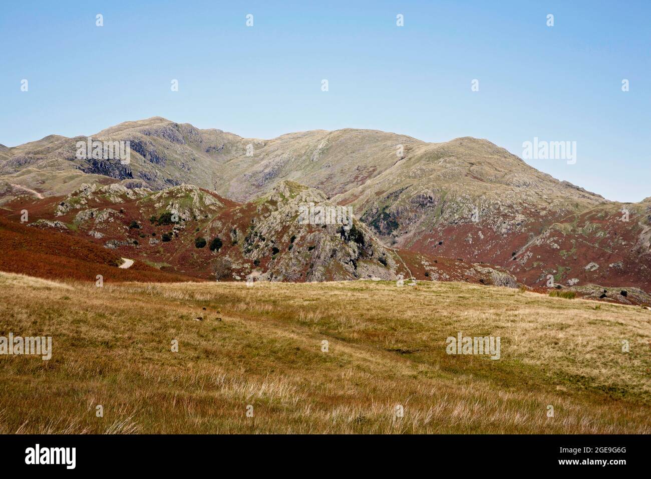 Der alte Mann von Coniston bei Coniston im Lake District Cumbria England Stockfoto