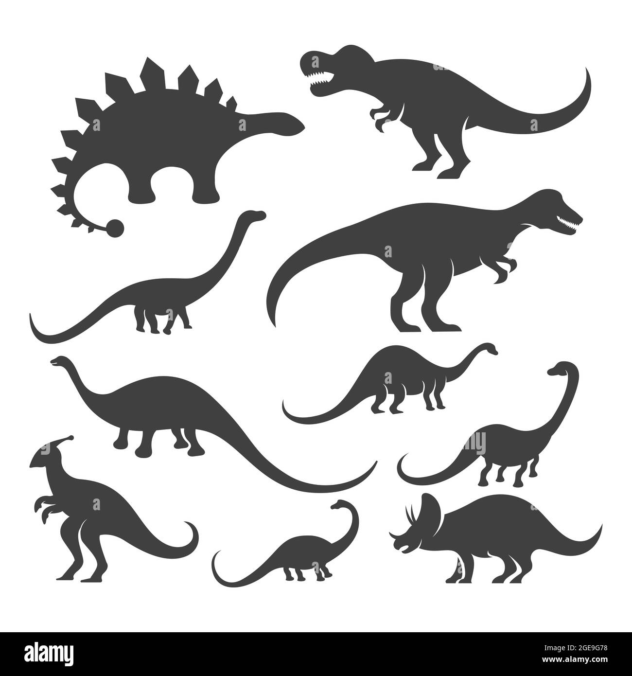 Dinosaurus Symbol Vorlage Vektor Illustration Design Stock Vektor