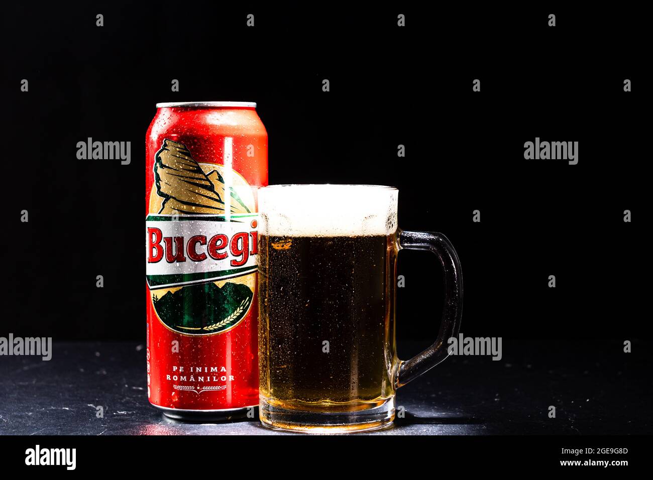 Bucegi Bier. Rumänisches Bier in Bukarest, Rumänien, 2021 Stockfotografie -  Alamy