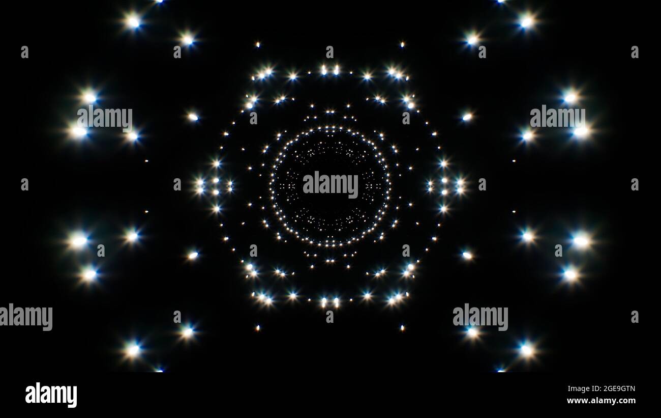 Abstrakter Hexagon Glitzernder Heller Hintergrund Stockfoto