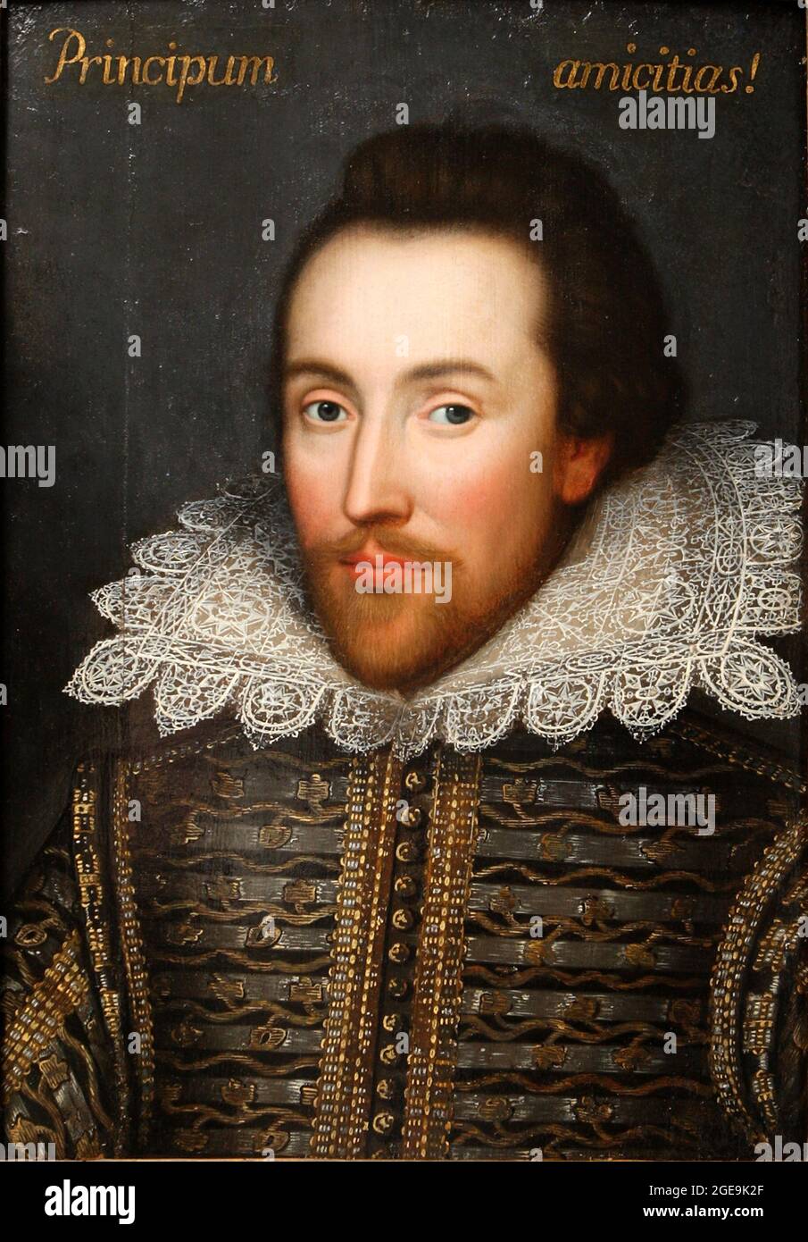 Das Cobbe-Porträt von William Shakespeare - 1610 Stockfoto