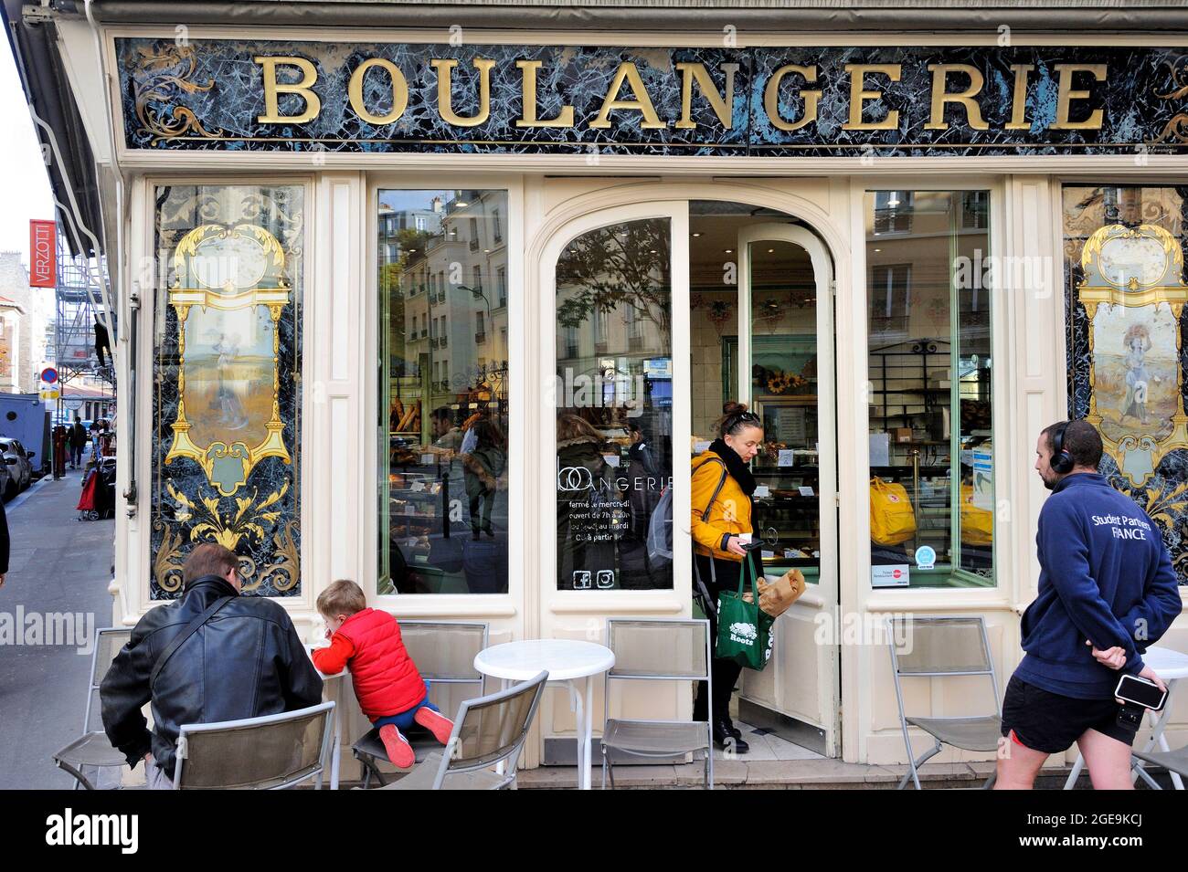 FRANCE, PARIS (75) 12. ARRONDISSEMENT, BO BÄCKEREI IN DER CHARENTON STRASSE Stockfoto