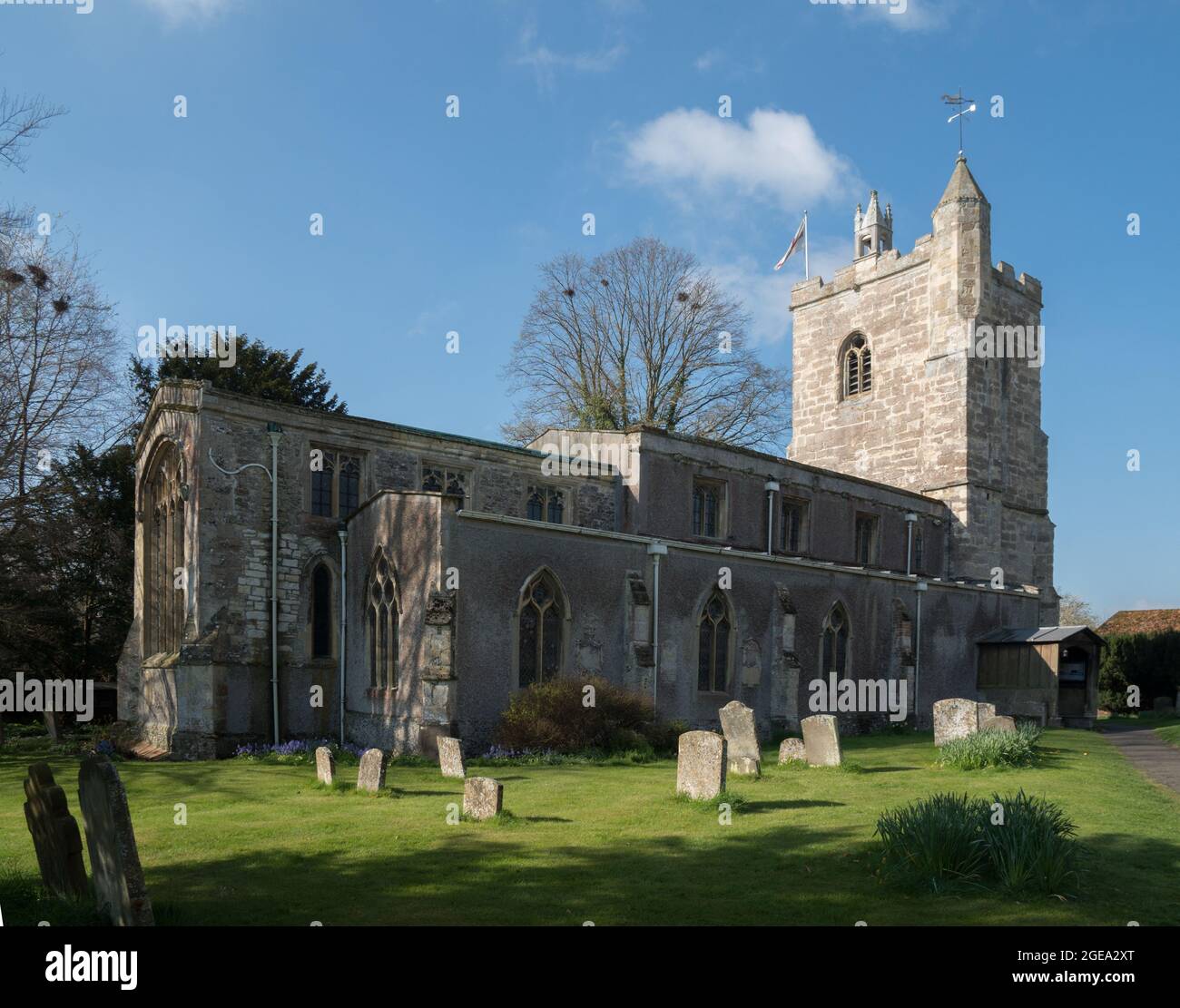 St. Andrew's Church, East Hagbourne, Oxfordshire Stockfoto