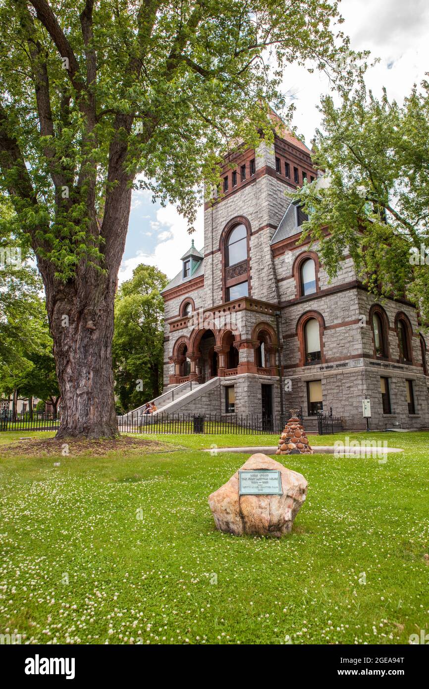 Gebäude des Hampshire Council of Government in der Innenstadt von Northampton, Massachusetts Stockfoto