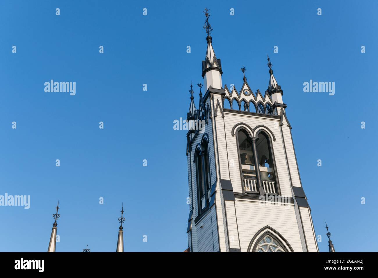 St. John's Anglican Church in Lunenburg, Nova Scotia, Kanada Stockfoto