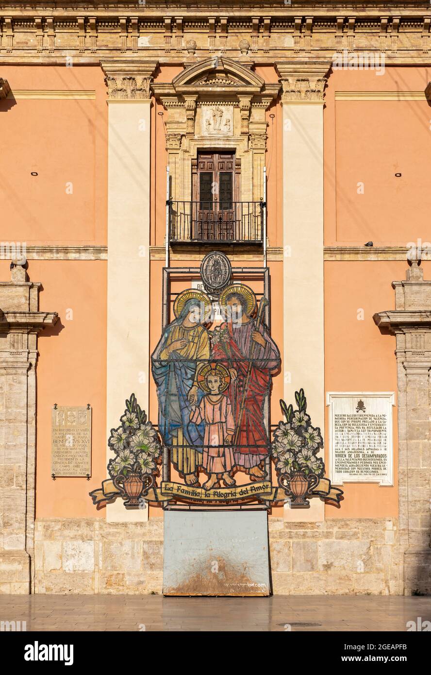 Kapelle unserer Lieben Frau von Forsaken - Basílica de la Mare de Déu dels Desemparats, Valencia, Spanien Stockfoto