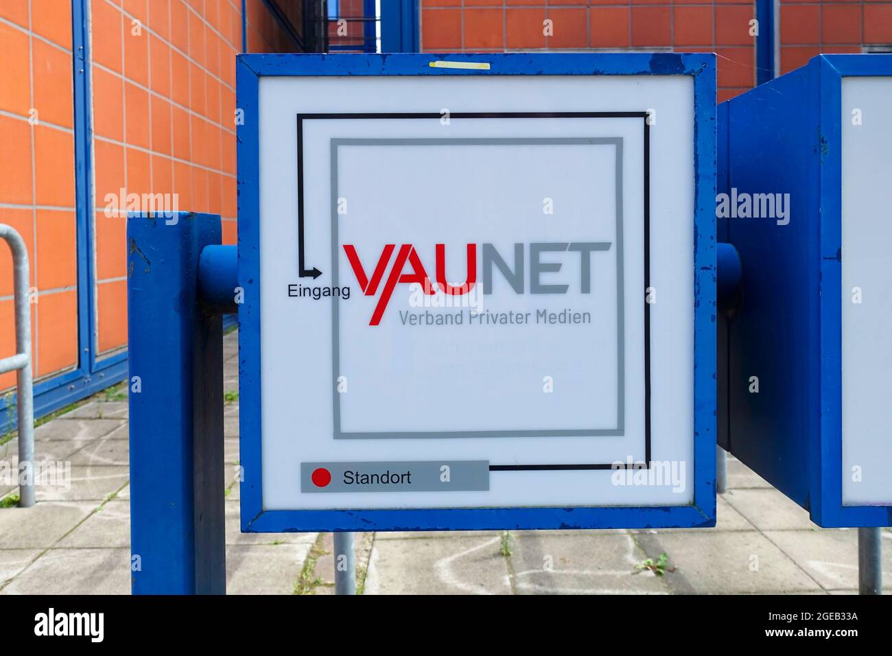 VAUNET – Verband Privater Medien, Berlin, Verband der privaten Medien Stockfoto