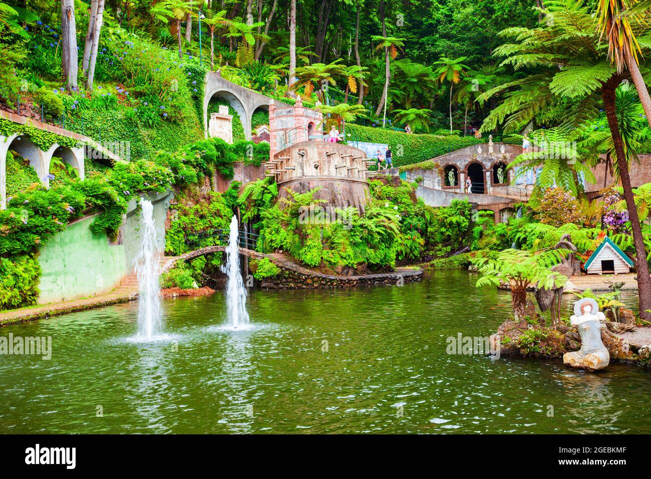 Monte Palace Tropical Garden auf Madeira in Portugal Stockfoto