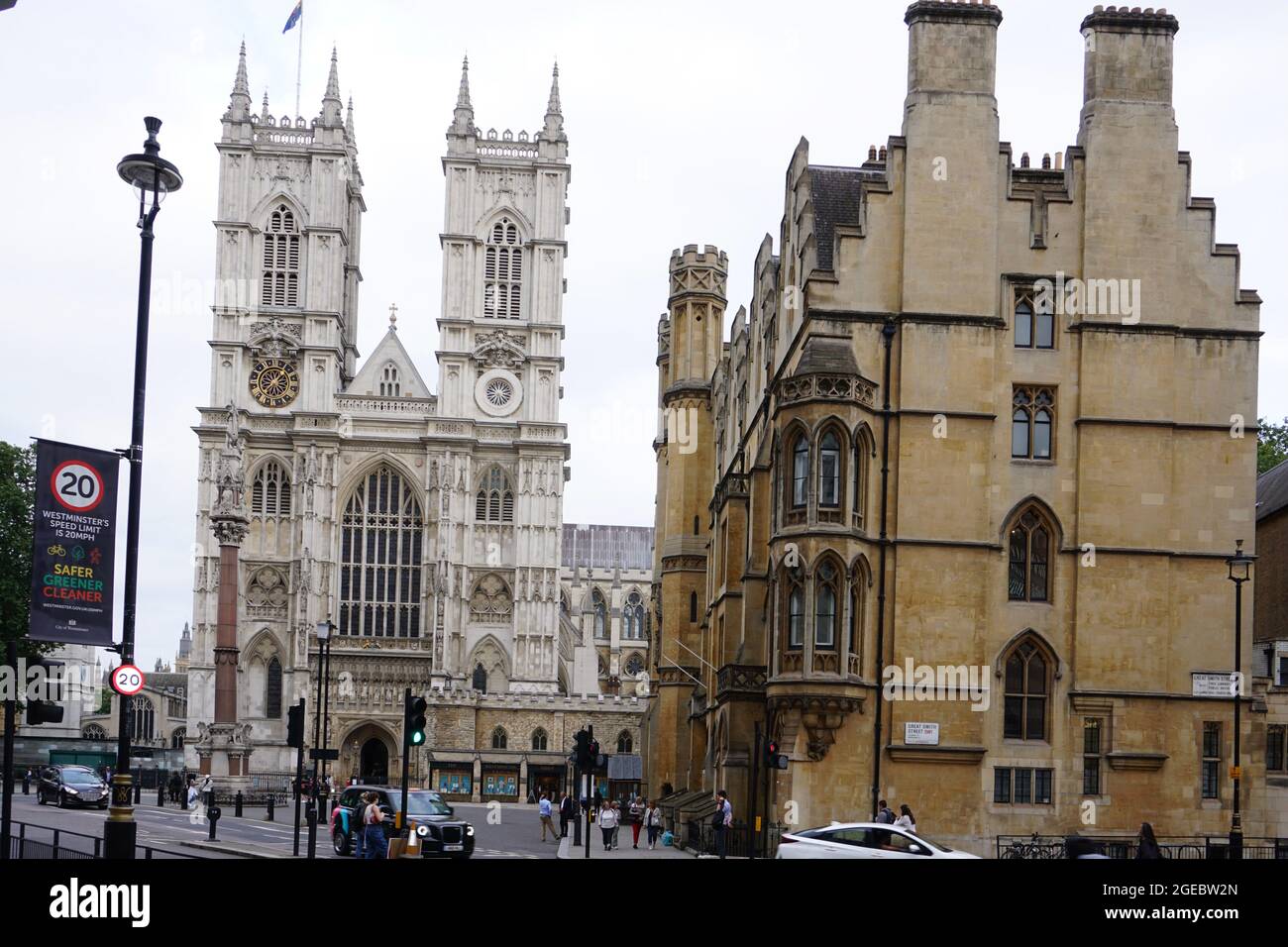 Westminister Abbey, London, Vereinigtes Königreich Stockfoto