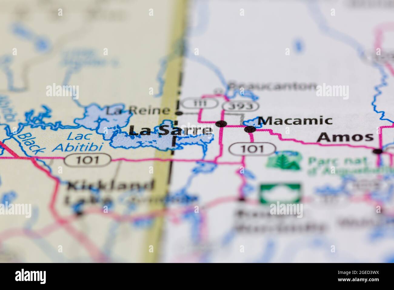 La sarre quebec karte Fotos und Bildmaterial in hoher Auflösung Alamy