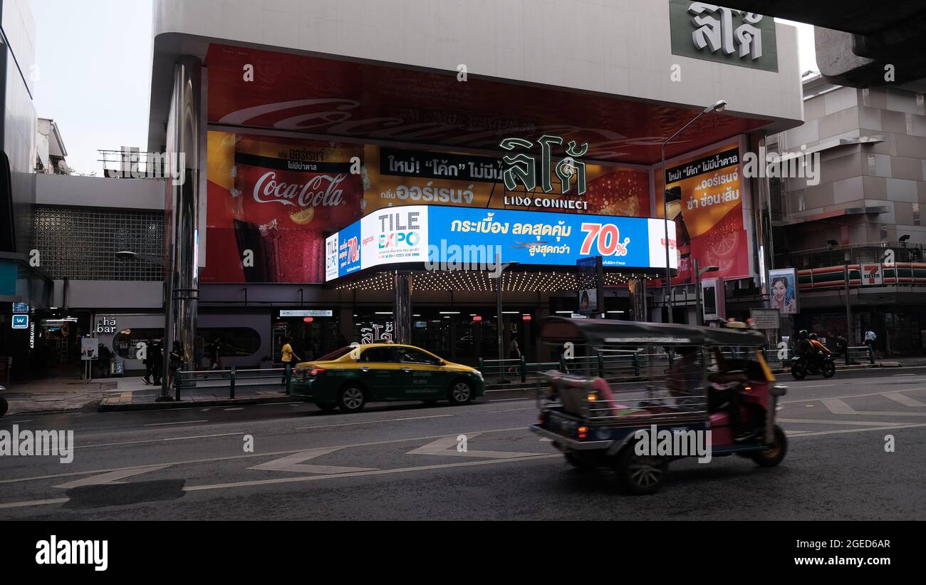 Lido Theater Rama 1 Road Bangkok Thailand Stockfoto