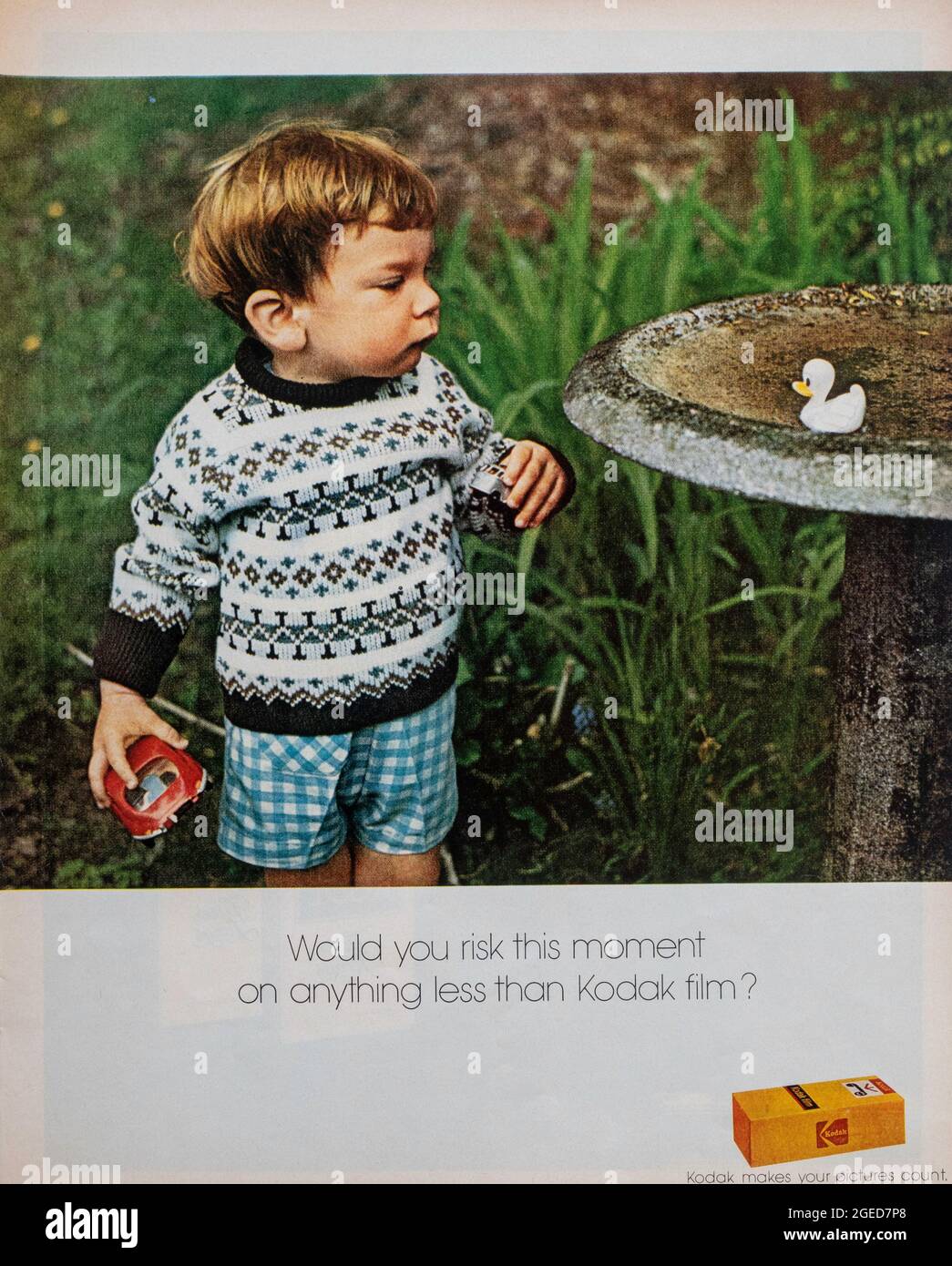 Anzeige des Vintage Life Magazine, Ausgabe vom 25. August 1972, USA Stockfoto