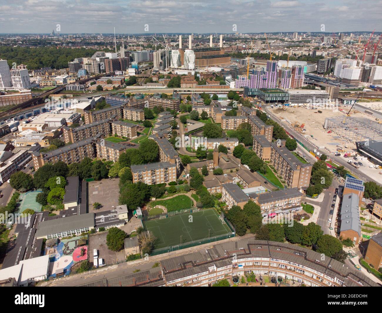 Patmore Estate, Battersea Nine Elms, London Stockfoto