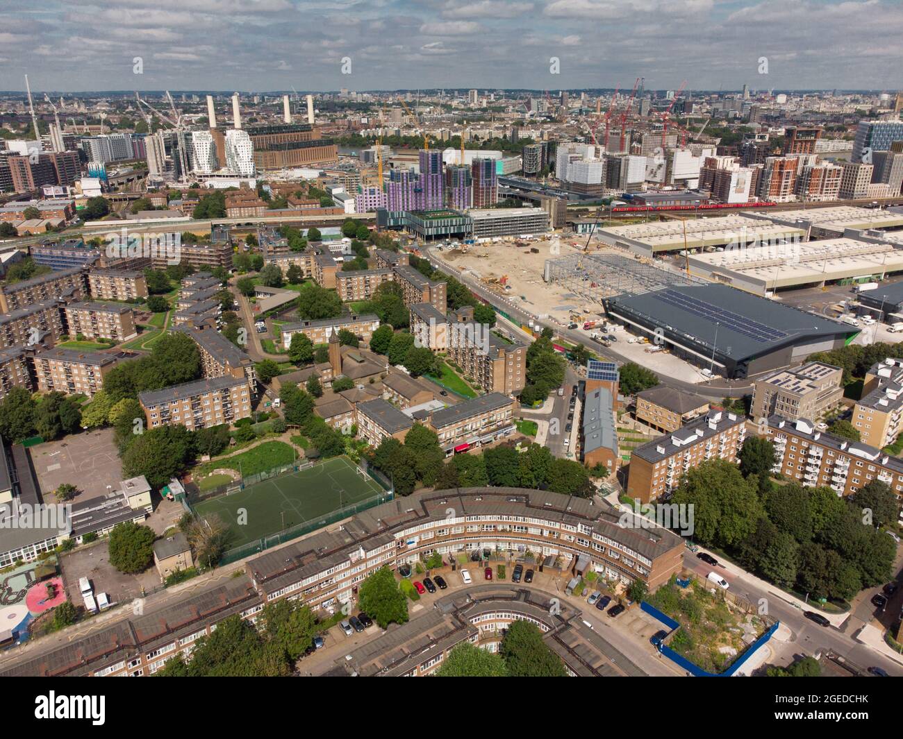 Patmore Estate, Battersea Nine Elms, London Stockfoto