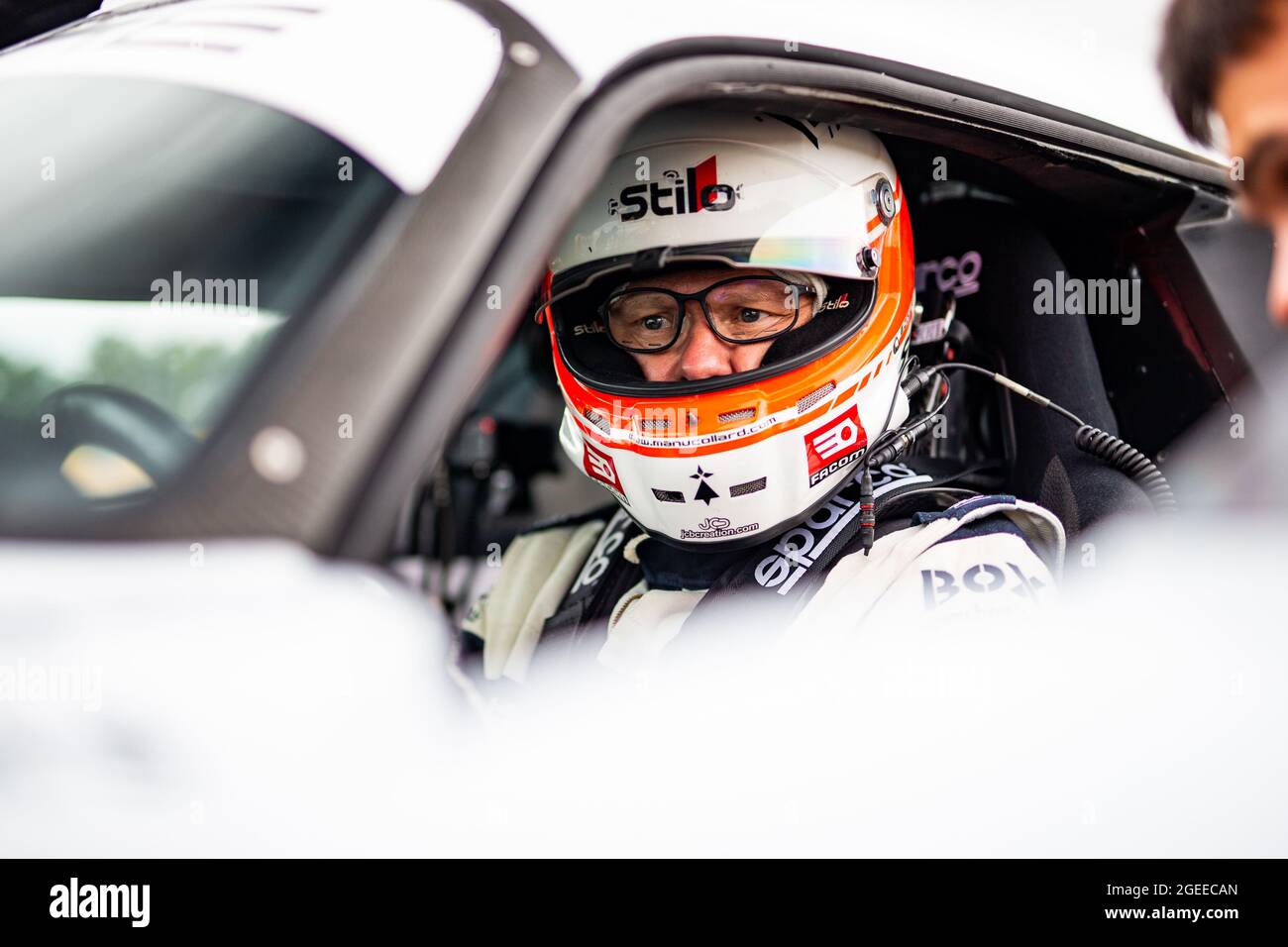 Collard Emmanuel (Fra), Porsche 911 GT1, Porträt während der Langstrecken-Legenden 2021 auf dem Circuit des 24 Heures du Mans, vom 18. Bis 21. August 2021 in Le Mans, Frankreich - Foto Joao Filipe / DPPI Stockfoto