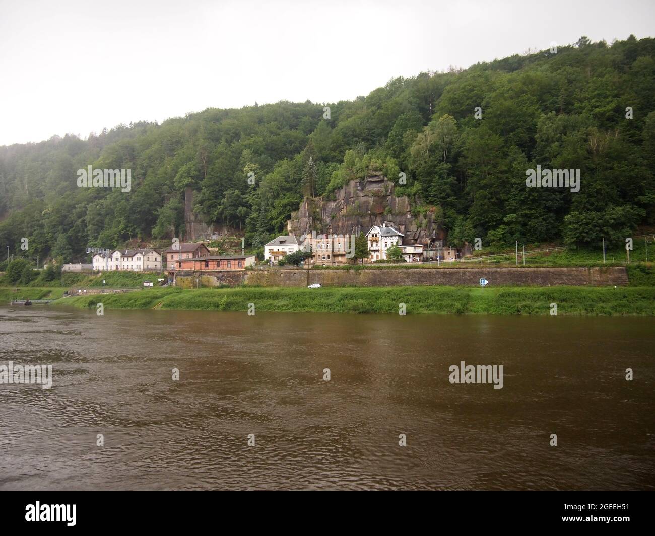 Hřensko (Kreis Děčín, Region Ústí nad Labem, Tschechische Republik) Stockfoto