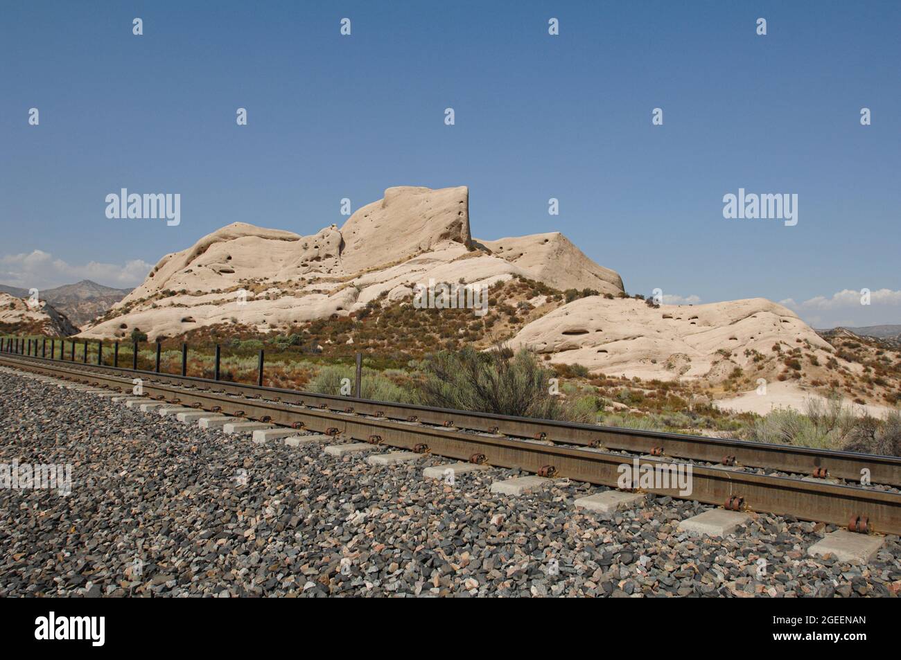 Mormon Rocks, San Bernardino, Kalifornien Stockfoto