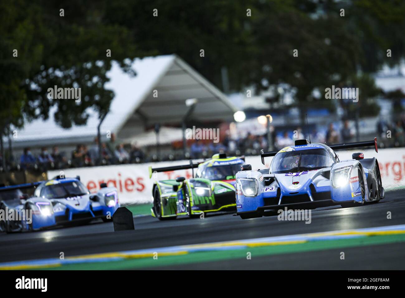 Le Mans, Frankreich. August 2021. 37 Doquin Antoine (Fra), Skelton Josh (grr), Cool Racing, Ligier JS P320 - Nissan, Aktion während der 2021 Road to Le Mans, 4. Runde des 2021 Michelin Le Mans Cup auf dem Circuit des 24 Heures du Mans, vom 18. Bis 21. August 2021 in Le Mans, Frankreich - Foto Joao Filipe/DPPI Kredit: Unabhängige Fotoagentur/Alamy Live News Stockfoto