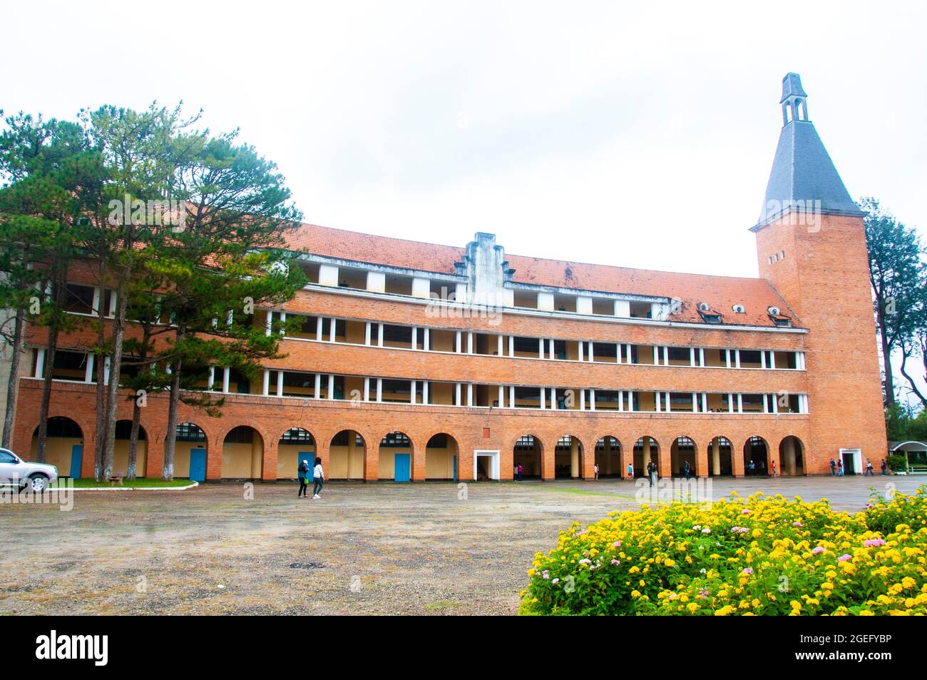 Nizza Hochschule in Da Lat StadtLam Dong Provinz Südvietnam Stockfoto