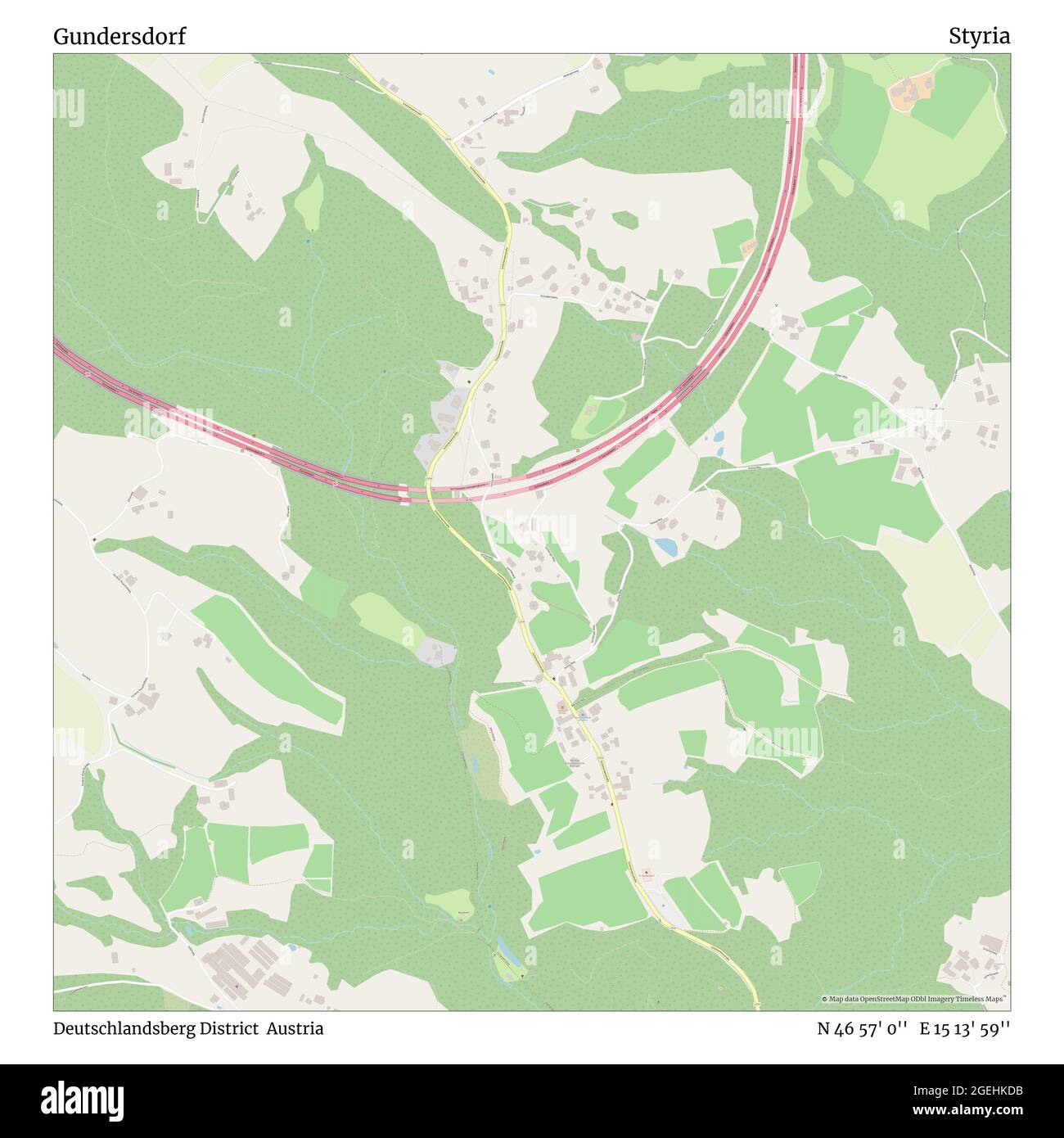 Gundersdorf, Kreis Deutschlandsberg, Österreich, Steiermark, N 46 57' 0