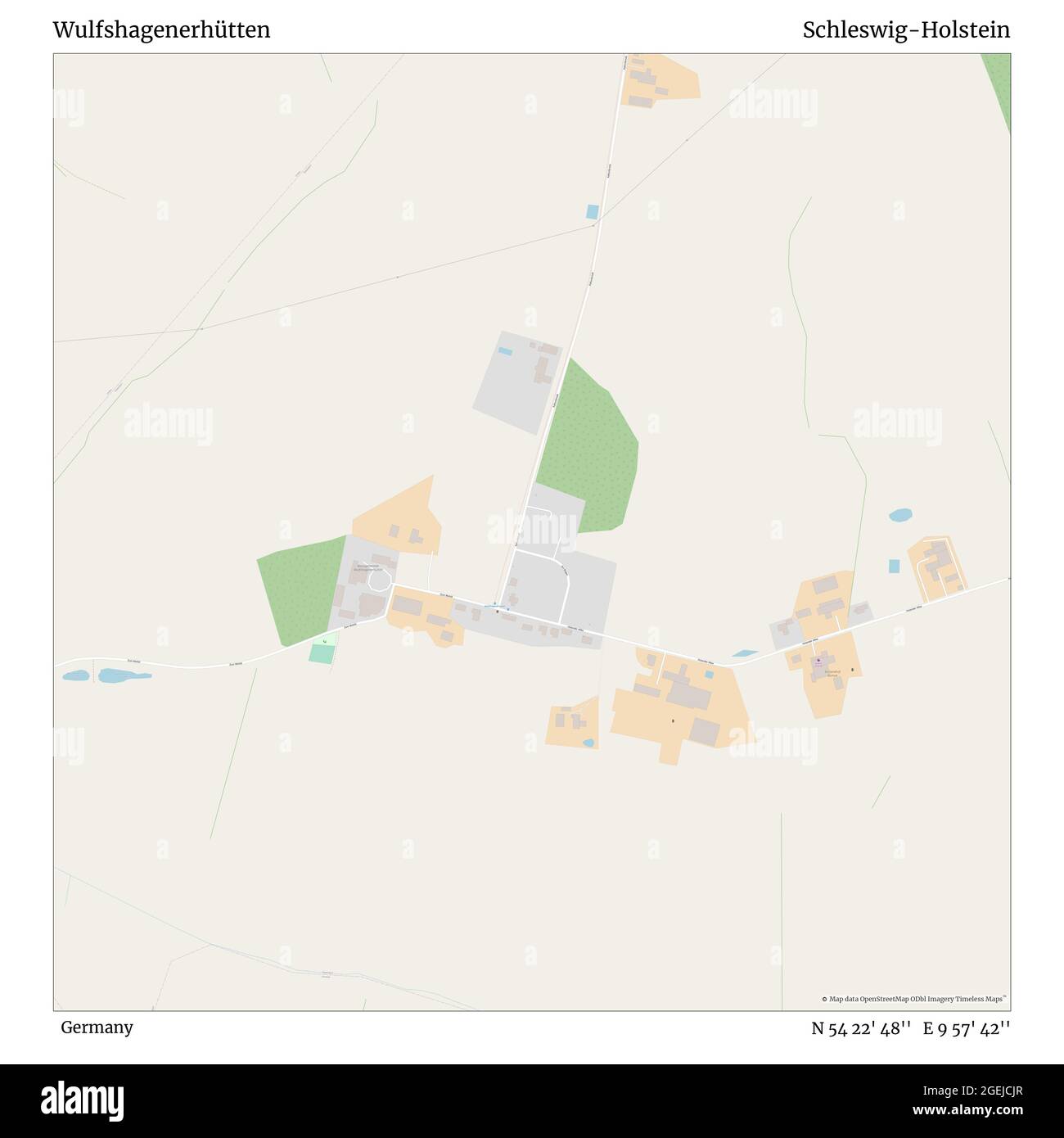 Wulfshagenhütten, Deutschland, Schleswig-Holstein, N 54 22' 48'', E 9 57' 42'', Karte, Timeless Map veröffentlicht 2021. Reisende, Entdecker und Abenteurer wie Florence Nightingale, David Livingstone, Ernest Shackleton, Lewis and Clark und Sherlock Holmes haben sich bei der Planung von Reisen zu den entlegensten Ecken der Welt auf Karten verlassen.Timeless Maps kartiert die meisten Orte auf der Welt und zeigt die Verwirklichung großer Träume Stockfoto