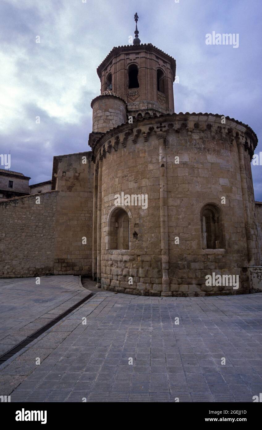 Iglesia de San Miguel, Almazan, Provinz Soria, Kastilien und León, Spanien Stockfoto