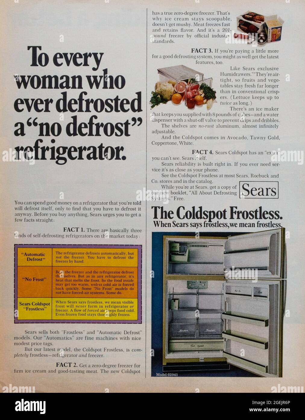 Anzeige des Vintage Life Magazine, Ausgabe vom 7. Juli 1972, USA Stockfoto