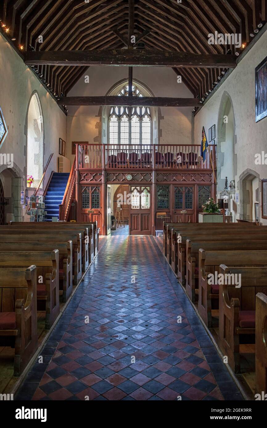 St Andrews Church, Alfriston Stockfoto