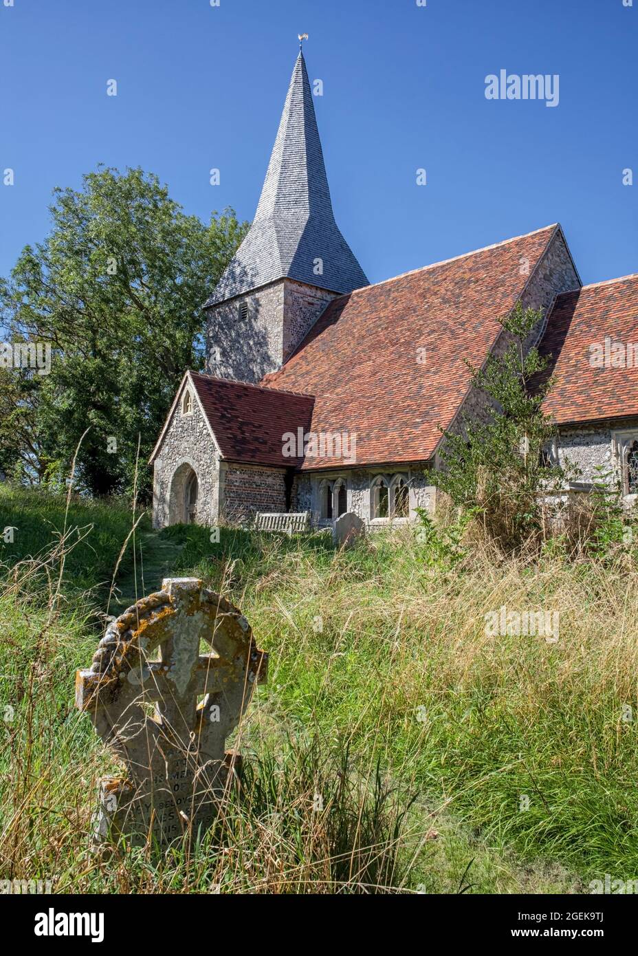 Kirche des heiligen Michael und aller Engel Stockfoto