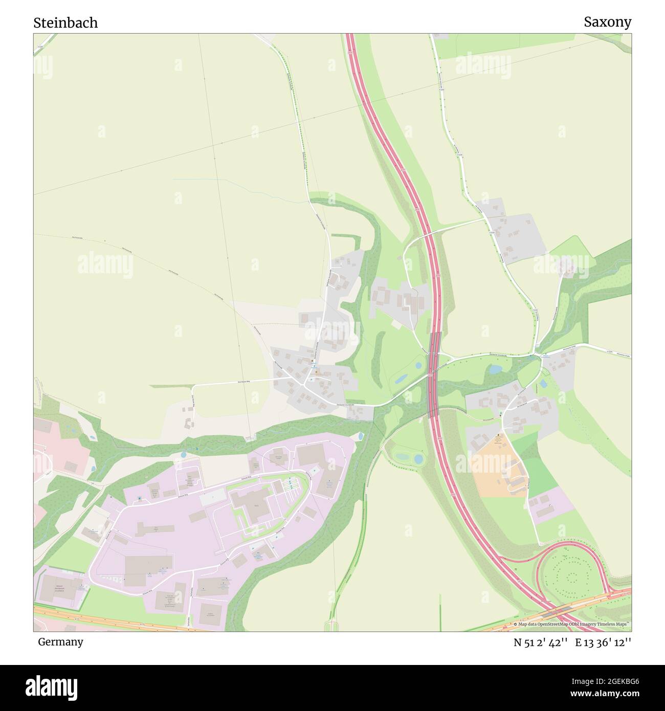 Steinbach, Deutschland, Sachsen, N 51 2' 42'', E 13 36' 12'', Karte, Timeless Map veröffentlicht 2021. Reisende, Entdecker und Abenteurer wie Florence Nightingale, David Livingstone, Ernest Shackleton, Lewis and Clark und Sherlock Holmes haben sich bei der Planung von Reisen zu den entlegensten Ecken der Welt auf Karten verlassen.Timeless Maps kartiert die meisten Orte auf der Welt und zeigt die Verwirklichung großer Träume Stockfoto