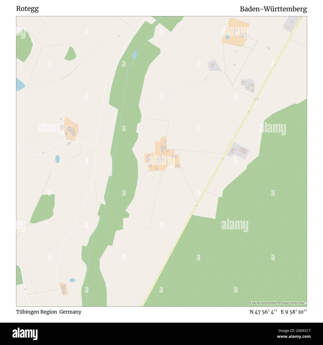 Rotegg, Region Tübingen, Deutschland, Baden-Württemberg, N 47 56' 4 ...
