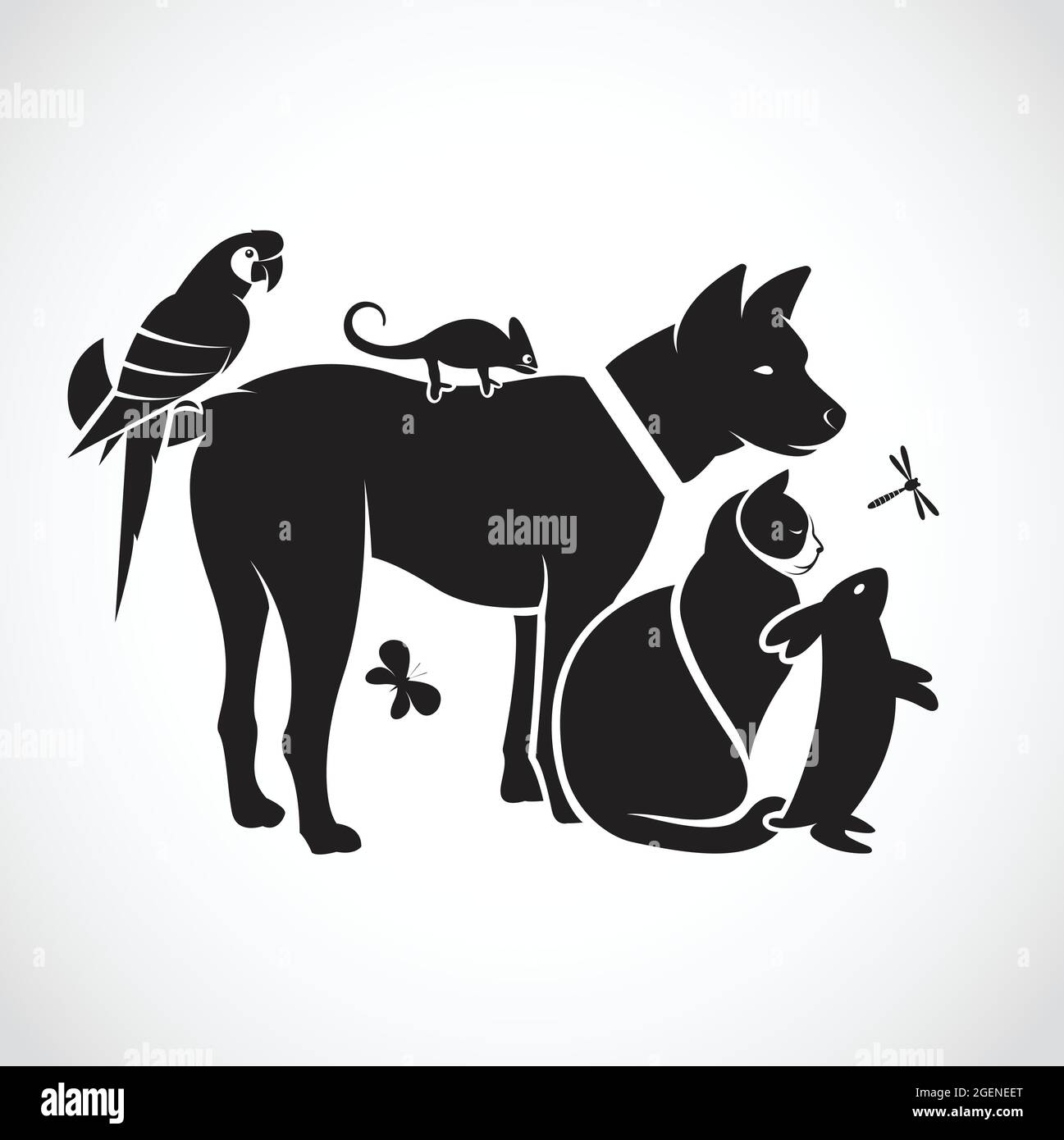  Schmetterling hund Stock-Vektorgrafiken kaufen - Alamy 