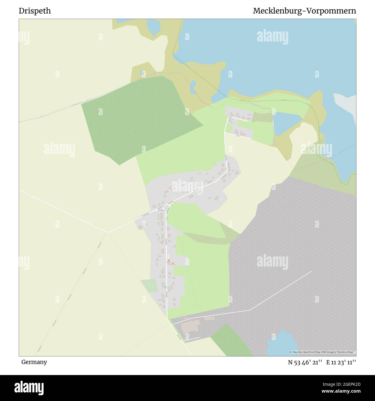 Drispeth, Deutschland, MecklenburgVorpommern, N 53 46