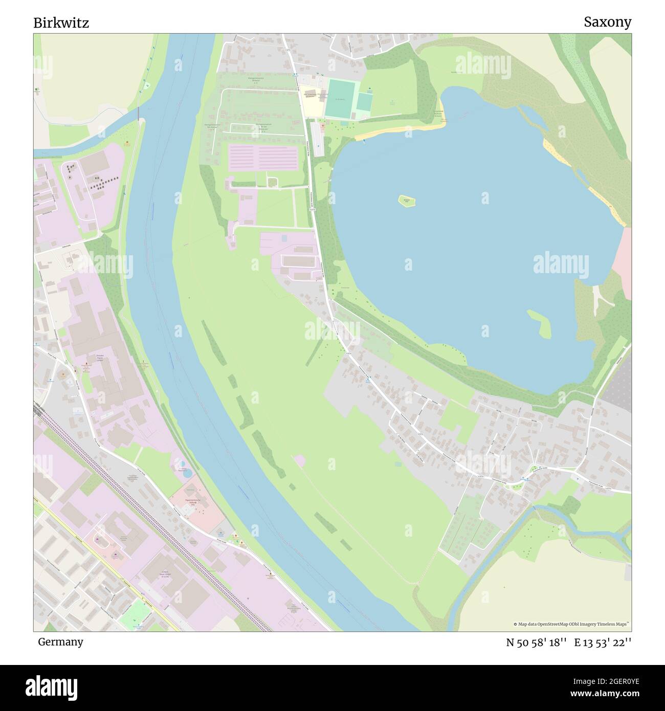 Birkwitz, Deutschland, Sachsen, N 50 58' 18'', E 13 53' 22'', Karte, Timeless Map veröffentlicht 2021. Reisende, Entdecker und Abenteurer wie Florence Nightingale, David Livingstone, Ernest Shackleton, Lewis and Clark und Sherlock Holmes haben sich bei der Planung von Reisen zu den entlegensten Ecken der Welt auf Karten verlassen.Timeless Maps kartiert die meisten Orte auf der Welt und zeigt die Verwirklichung großer Träume Stockfoto